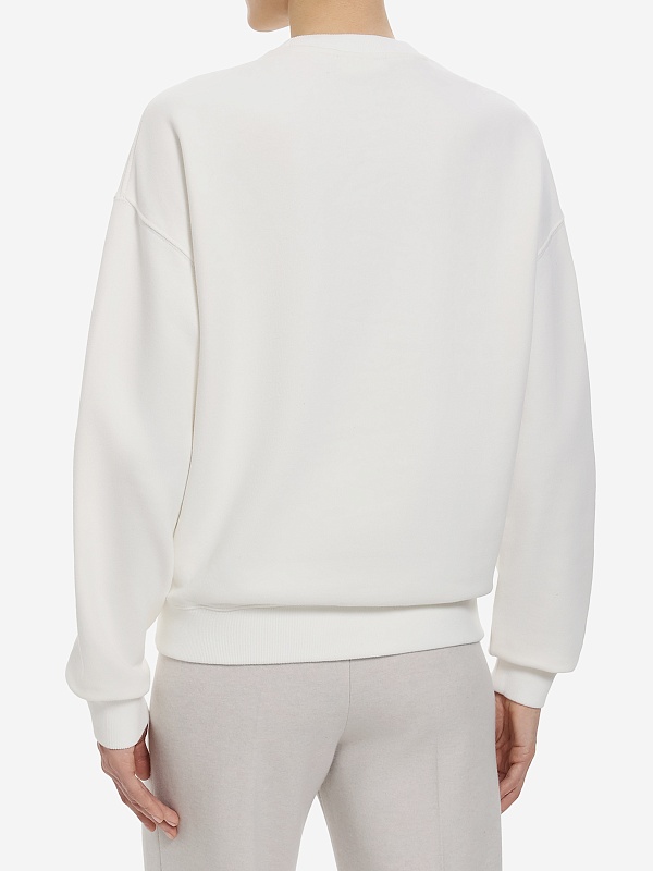 Толстовка жен MC2 Saint Barth STDW001 01448I STB LEOPARD TERRY 10 EMB - 1