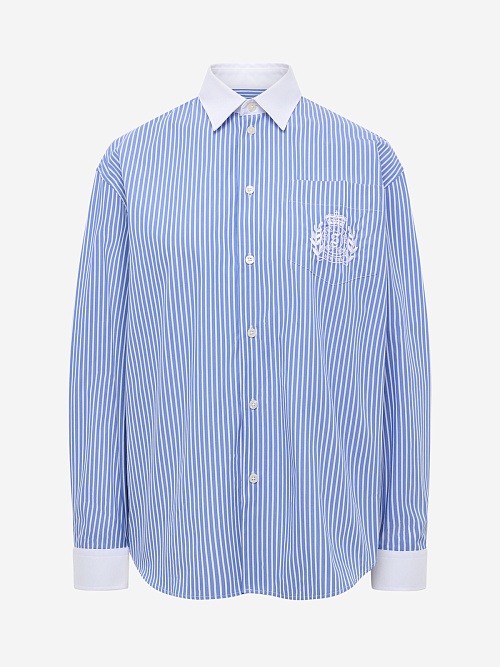 Рубашка жен Sporty & Rich SI01965243ST09 Navy Stripe - 0