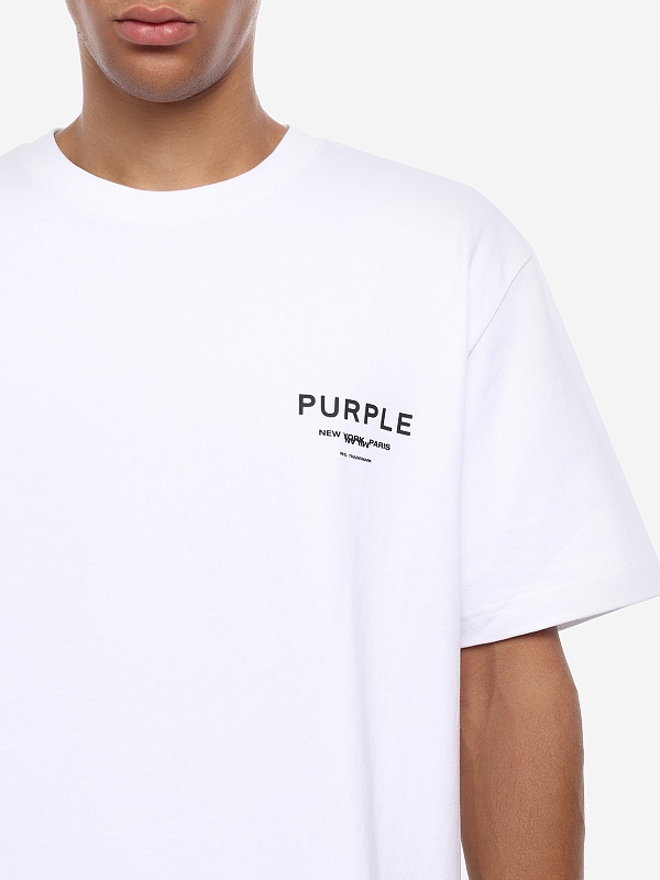 Футболка муж PURPLE P117-HWSP126 WHITE - 5