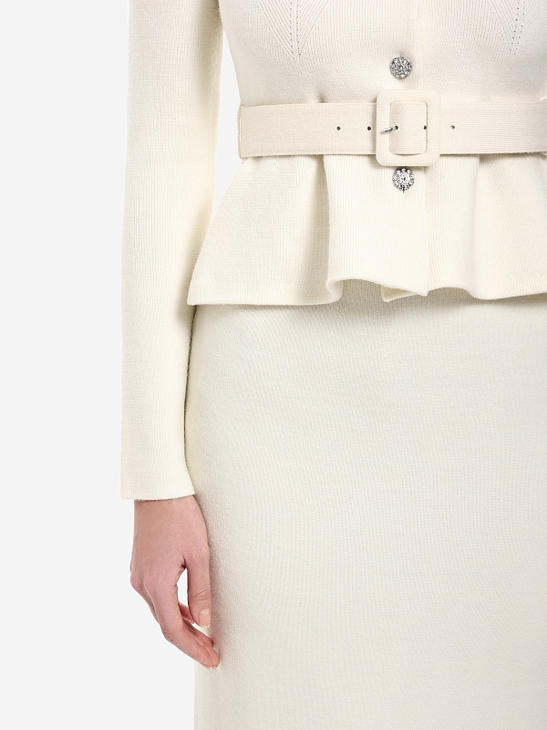 Платье жен Self-Portrait AW25-138M-C CREAM - 5