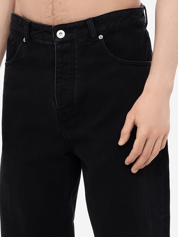 Джинсы муж Drôle de Monsieur F-BP164-CO187-BL BLACK - 5