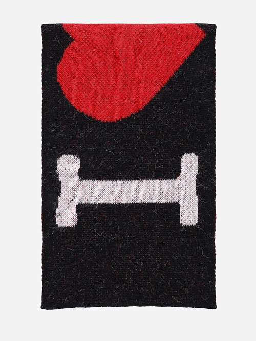 Шарф муж Carne Bollente AW25SC0101 Black - 0