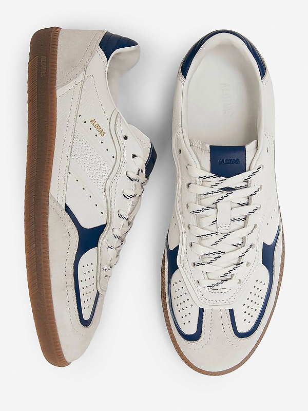 Кеды муж ALOHAS S100709-05 Rife Grain White Navy - 4