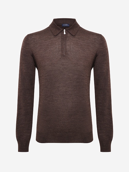 Поло с длинным рукавом муж Barba Napoli 25245 235 - 0