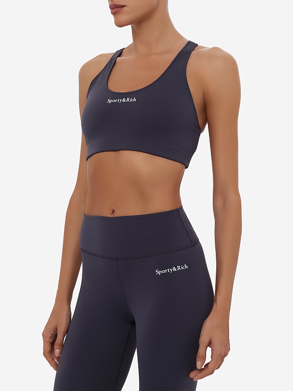 Топ (спортивный) жен Sporty & Rich TO003711300GY25 Carbon White - 3
