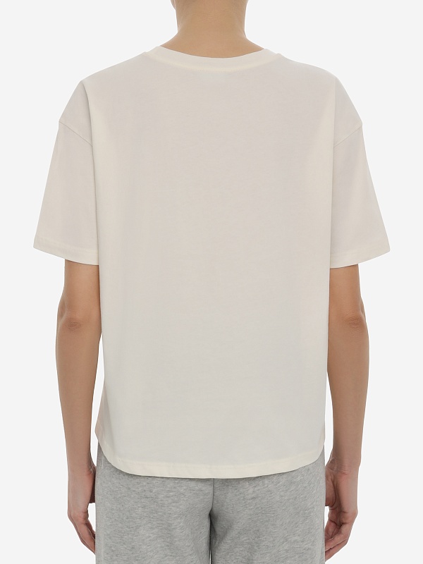 Футболка жен Emporio Armani EW001898 AF15345 U1054 IVORY - 3