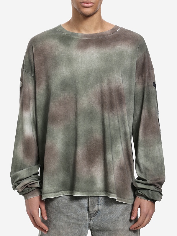 Футболка с длинным рукавом муж Alchemist AMFW25MJLST01.a Camo Jasper - 2