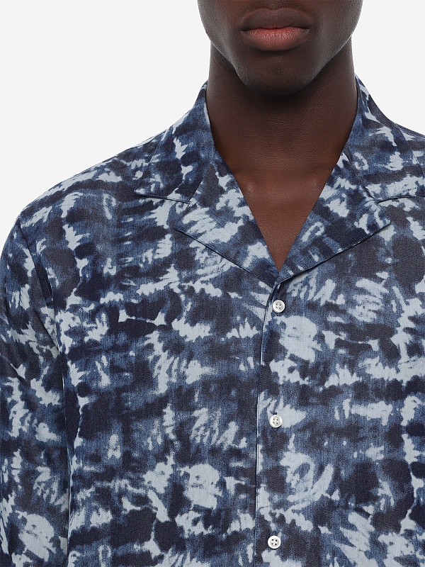 Рубашка муж Officine Generale S26MSHI027 INDIGO/LIGHTBLUE - 5