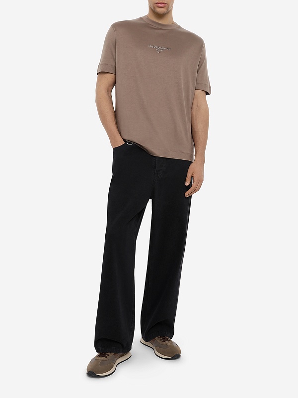 Футболка муж Emporio Armani EM002838 AF10761 U6189 WALNUT - 1