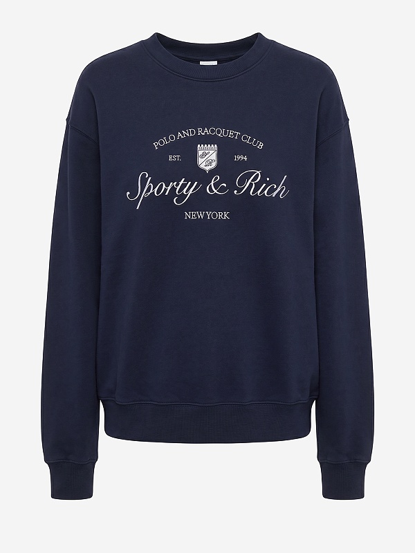Толстовка муж Sporty & Rich ST09875412BL106 Dark Navy - 0