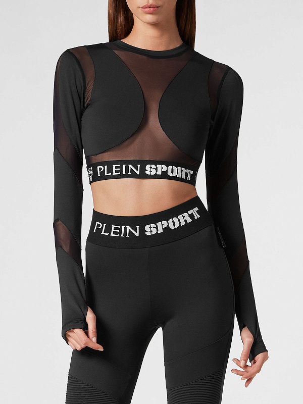 Топ (спортивный) жен Philipp Plein Sport SADC WJK0129 STE003N 02 - 1