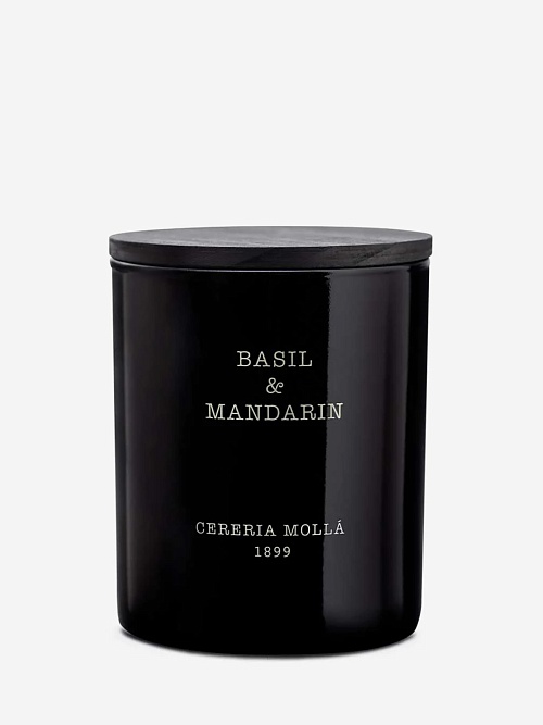 Свеча унисекс Cereria Molla 1899 5538 Basil & Mandarin 230г - 0