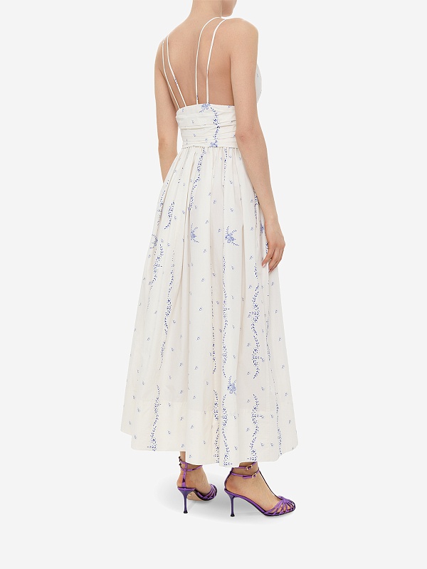 Платье жен Philosophy Di Lorenzo Serafini 0459 0737 A1002 Fantasy print White - 3