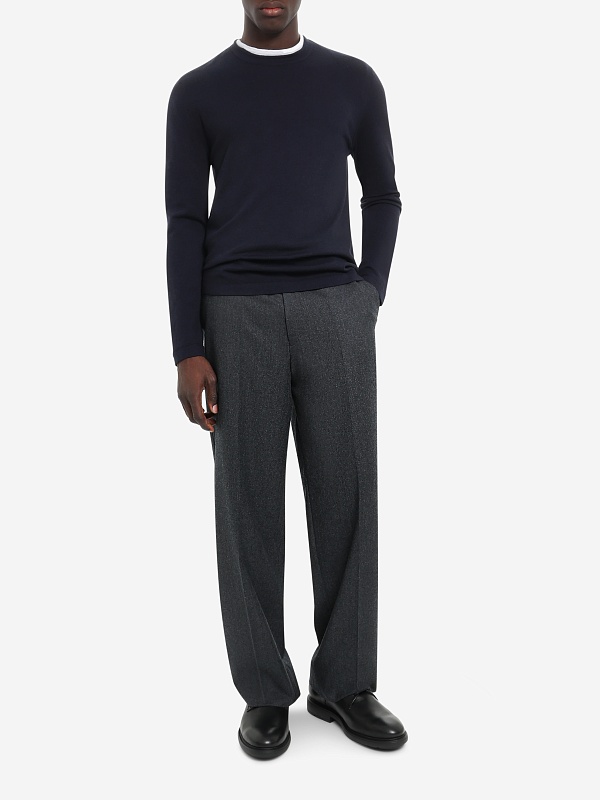 Свитер муж Officine Generale W25MTEE207 DARK NAVY - 1