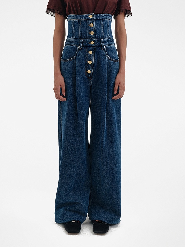 Джинсы жен EENK ELD-1P351-DP05-BL Denim blue - 3