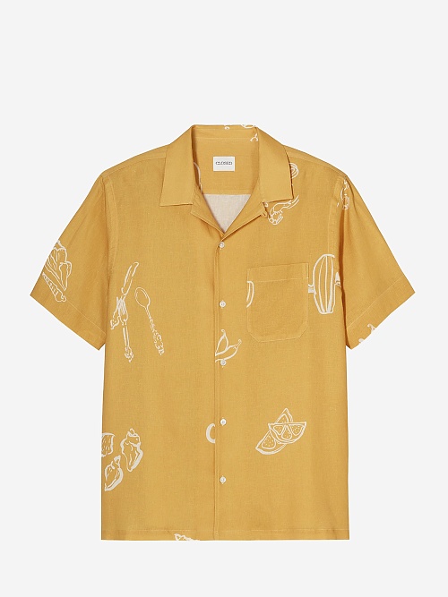 Рубашка муж Closed C84444-28S-PR 445 MANGO YELLOW - 0