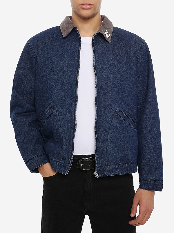 Куртка джинсовая муж Carne Bollente AW25DJK0101 Washed Blue - 2