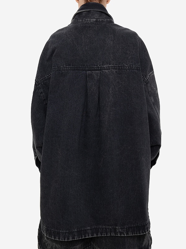 Куртка джинсовая жен Ssheena 24FWJAMICIA DF24001 BLACK - 4