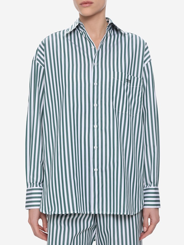 Рубашка жен Paramidonna CR26VSSG-1 GREEN - 4