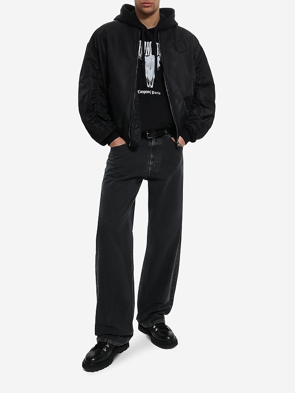 Бомбер муж IH NOM UH NIT NUW25104 009_BLACK - 1