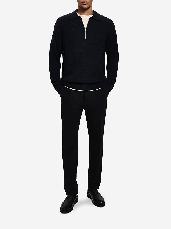 Поло с длинным рукавом муж Closed C86261-987-22 568 DARK NIGHT - 1