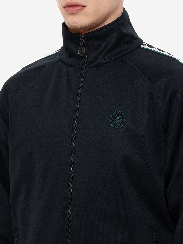 Толстовка на молнии муж Drôle de Monsieur PERM-SJ007-PL135-BL BLACK - 5