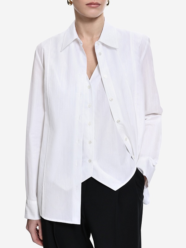 Рубашка жен EENK EEB-1P350-SH02-WT White - 2