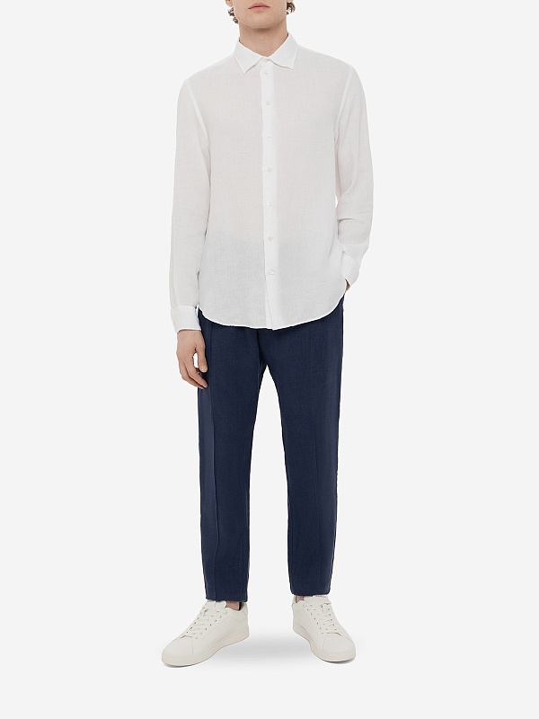 Рубашка муж Emporio Armani E31SM0 010F1 101 BIANCO - 2