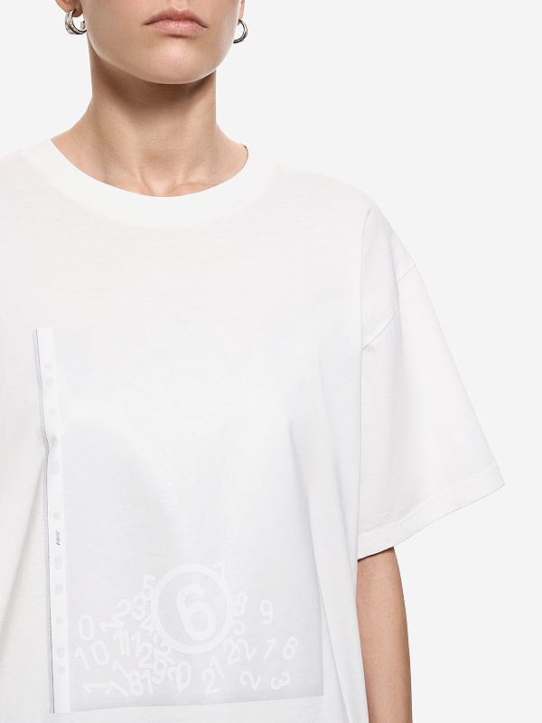 Футболка жен MM6 S52GC0351 M20048 101 - 4