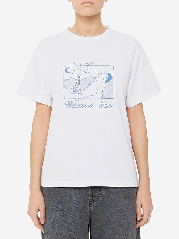 Футболка муж Carne Bollente AW24ST0105 White - 5