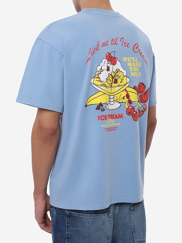 Футболка муж Carne Bollente SS26ST0110 Off-Blue - 4