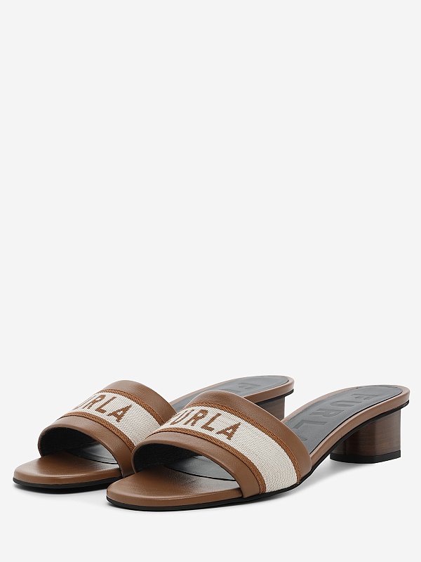 Мюли (каблук) жен Furla YK98CILBX45200213S4401 COGNAC h+TONI COGNAC - 3