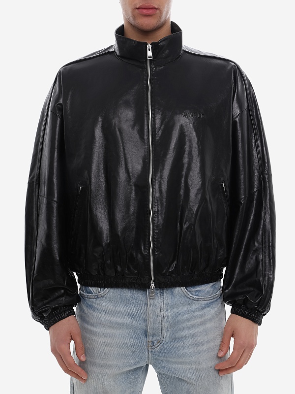 Куртка кожаная муж PURPLE M9610-LBTJ226 BLACK - 3