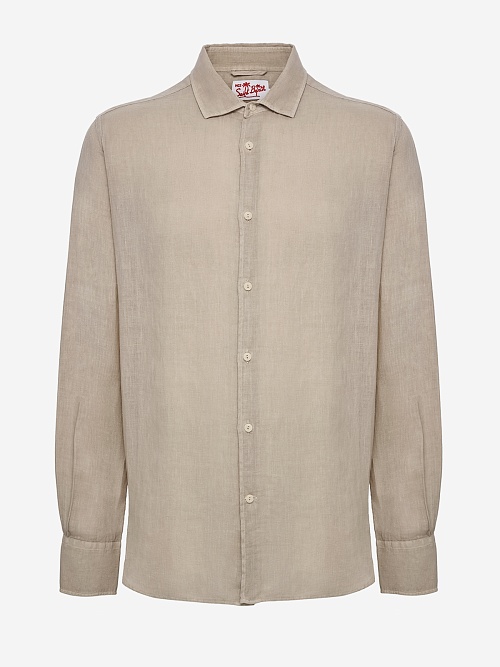 Рубашка муж MC2 Saint Barth PAMP001 00275H LINEN 11 BEIGE - 0
