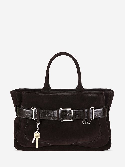 Сумка жен OSOI 25FB05008280 SUEDE MOCHA COMBI - 0