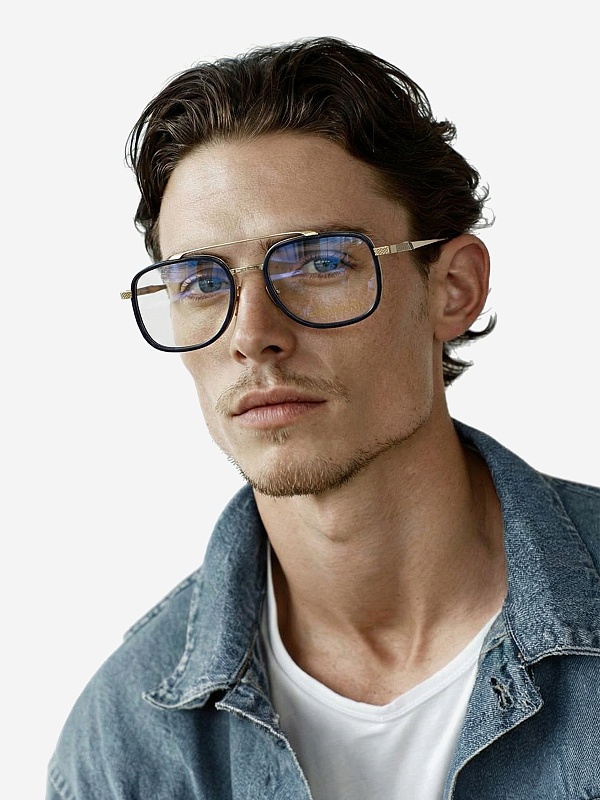 Оправа Leisure Society LS Tempest fr 24K GOLD/NAVY 54 20 145 - 1