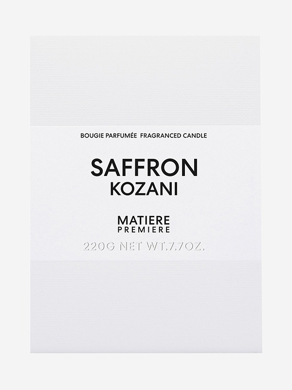 Свеча унисекс MATIERE PREMIERE 3760428940513 SAFFRON KOZANI 220г - 1