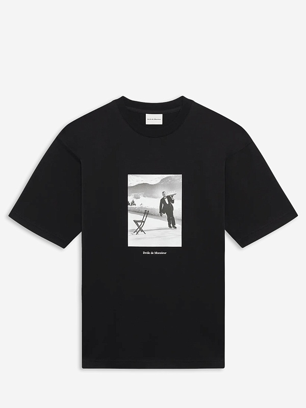 Футболка муж Drôle de Monsieur I-TS266-CO195-BL BLACK - 5