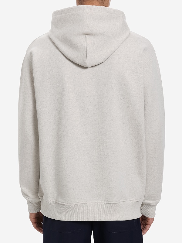 Худи муж Drôle de Monsieur I-HO189-CO127-HGRE HEATHER GREY - 3