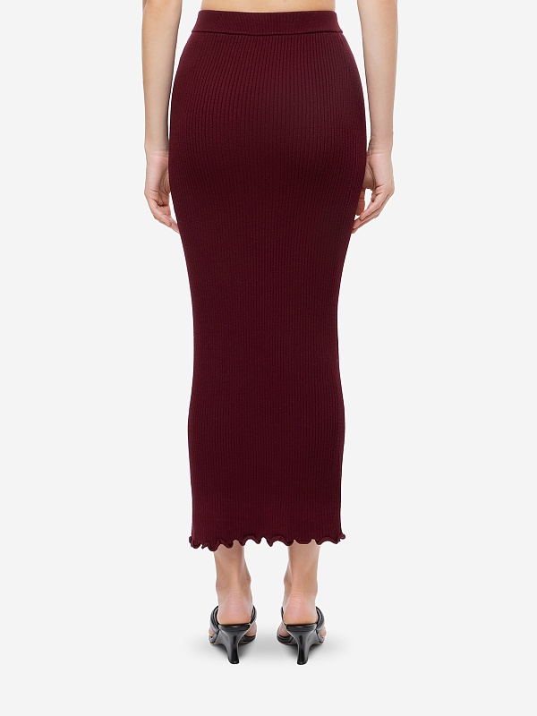 Юбка жен Yuzefi YUZPF25-RW-KN02-53 BORDO - 3