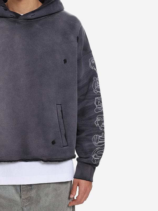 Худи муж PURPLE M4104-HFBG425 BLACK - 4