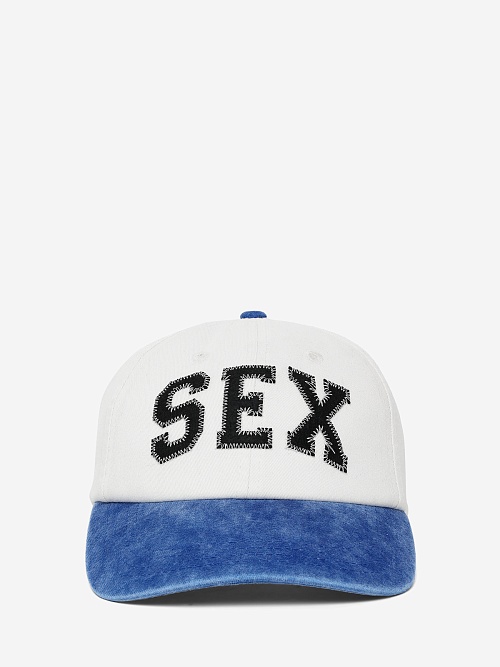 Кепка муж Carne Bollente SS26CAP0101 Off-White / Blue - 0