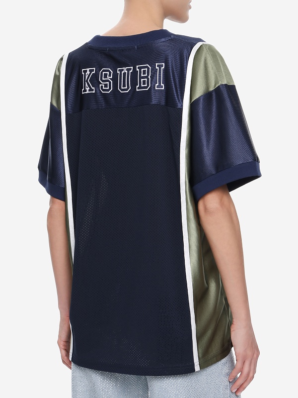 Футболка жен Ksubi WPS26FT014 navy - 2