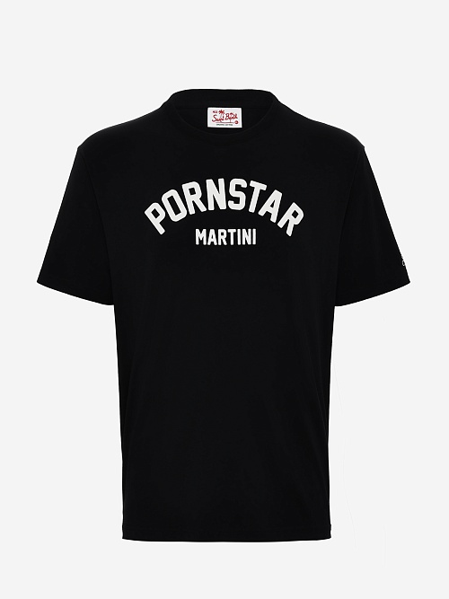 Футболка муж MC2 Saint Barth TSHM001 02340H PORNSTAR LOGO 00 - 0
