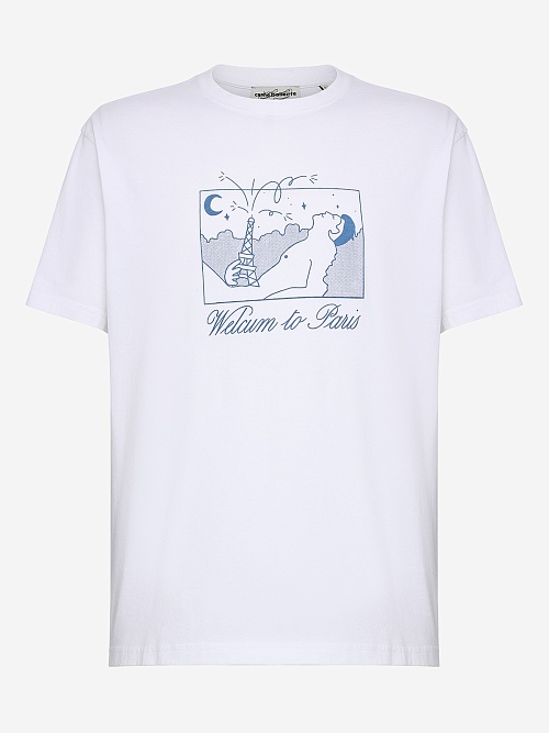 Футболка муж Carne Bollente AW24ST0105 White - 0