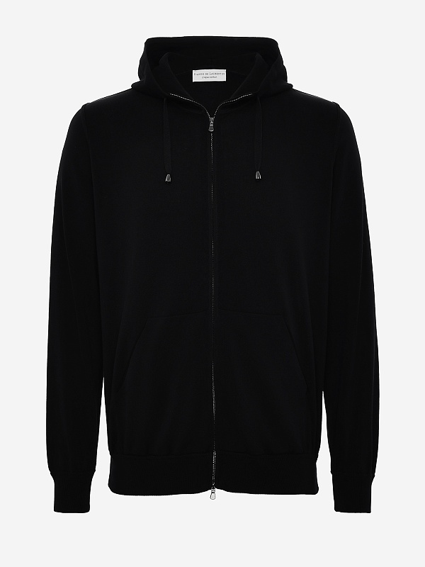 Толстовка на молнии муж Filippo De Laurentiis FH1ML2AT CR12R 990 black - 5