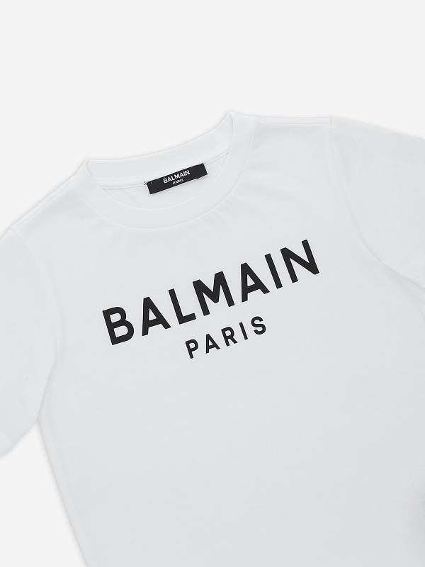 Футболка мал Balmain BX8P01 Z3186 100NE - 2