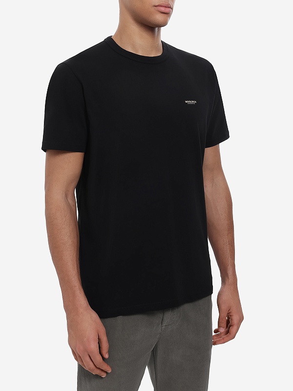 Футболка муж Woolrich CFWOTE2000MRUT2926 BLACK - 2