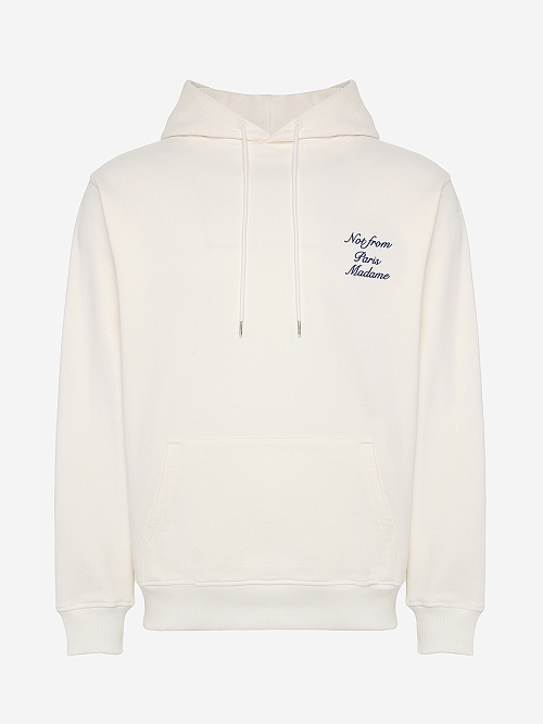 Худи муж Drôle de Monsieur G-HO168-CO127-OW OFF WHITE - 0